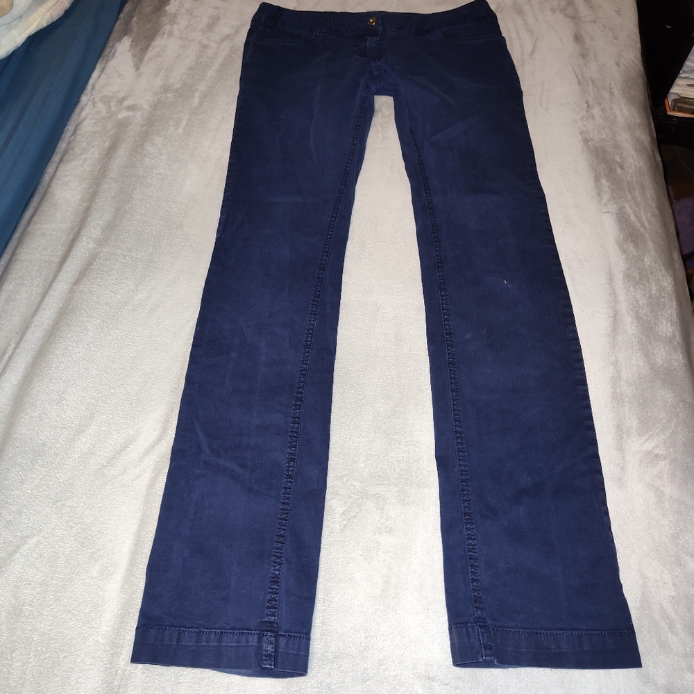 Women's Sasch Extreme Low Rise Blue Pants